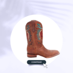 Bota GrizzLy Indiana Caballero Artillero Horma #24 Rodeo Suela Cuero