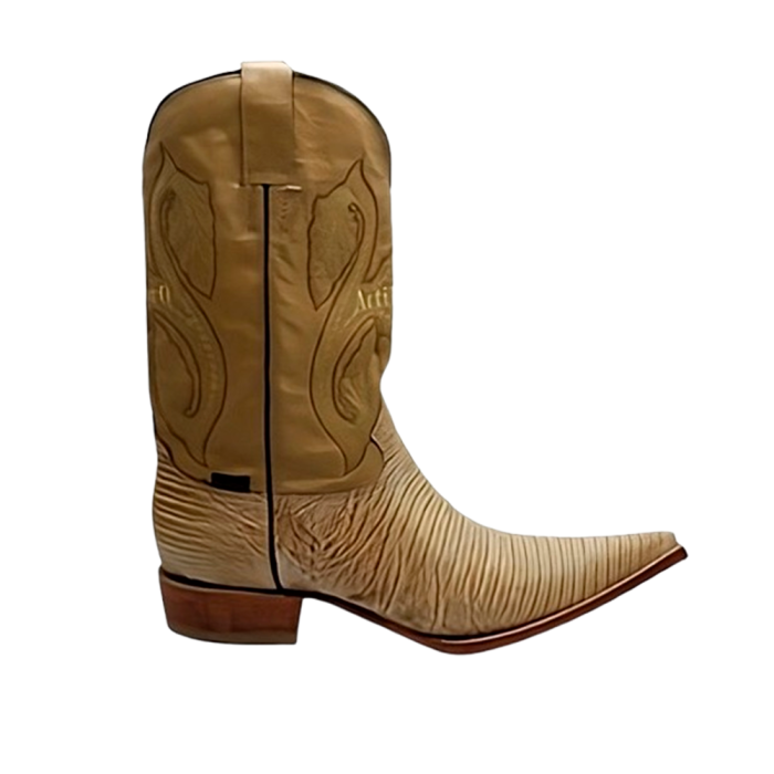 Bota clon armadillo artillero horma #16 suela cuero - Imagen 1