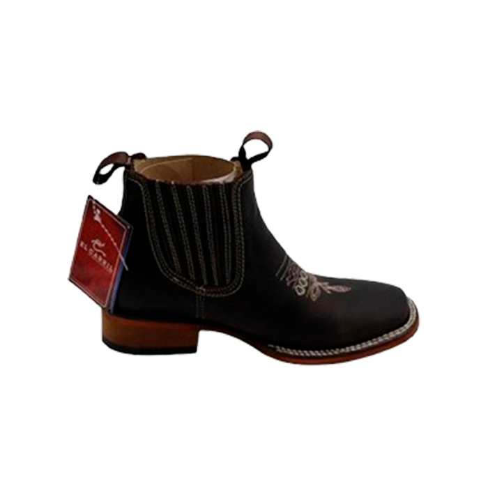 BBRCD24CU Botin rodeo dama el carril solida horma #24 suela cuero - Imagen 1