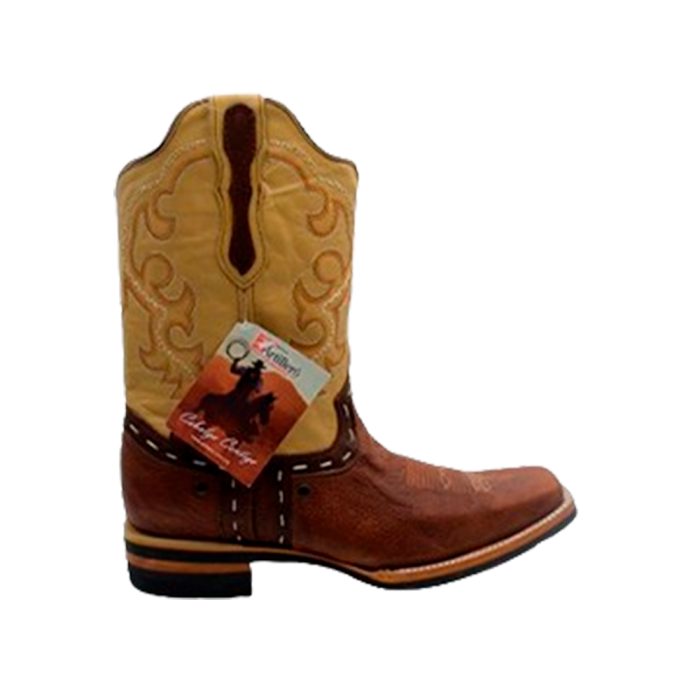 BRA26300R Bota rodeo caballero artillero horma #26 estilo 300 suela rider - Imagen 1