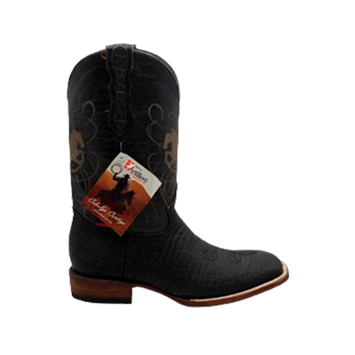 BRATB24CU Bota rodeo toro buck artillero horma #24 suela cuero - Imagen 1