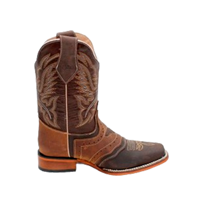Bota rodeo el carril toro horma #19 suela cuero - Imagen 1