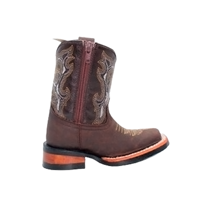 Bota rodeo niño tino boots solida horma #19 suela rider - Imagen 1