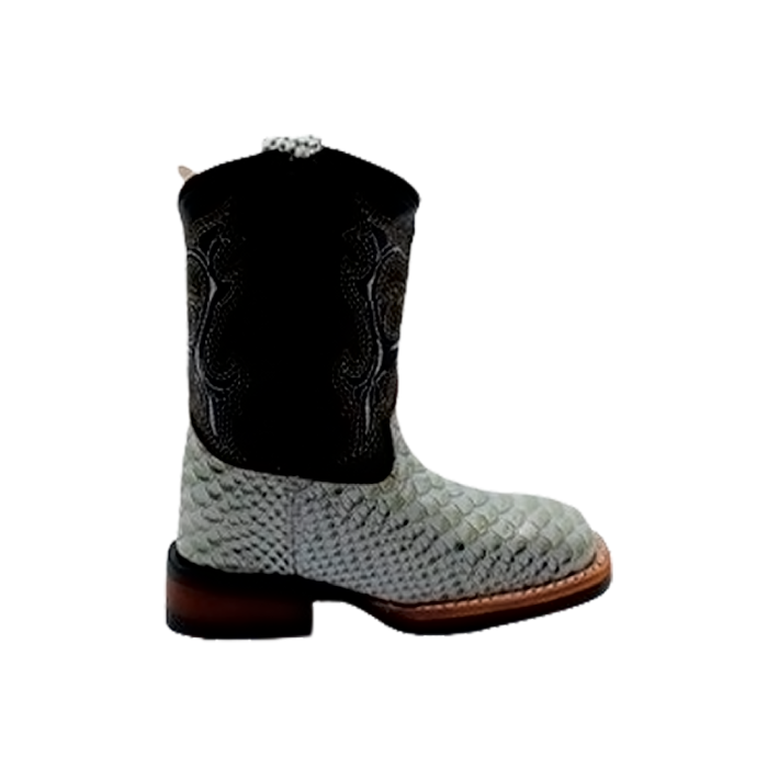 Bota rodeo niño tino boots piton horma #19 suela rider - Imagen 1