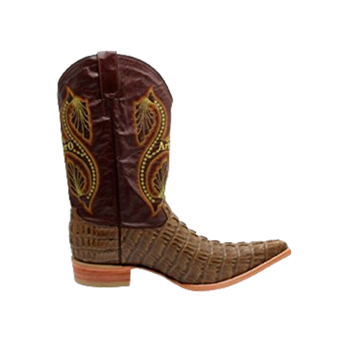 Bota clon lagarto artillero horma #16 suela cuero - Imagen 1