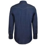 Camisa Wrangler Mezclilla Indigo Caballero - Imagen 3