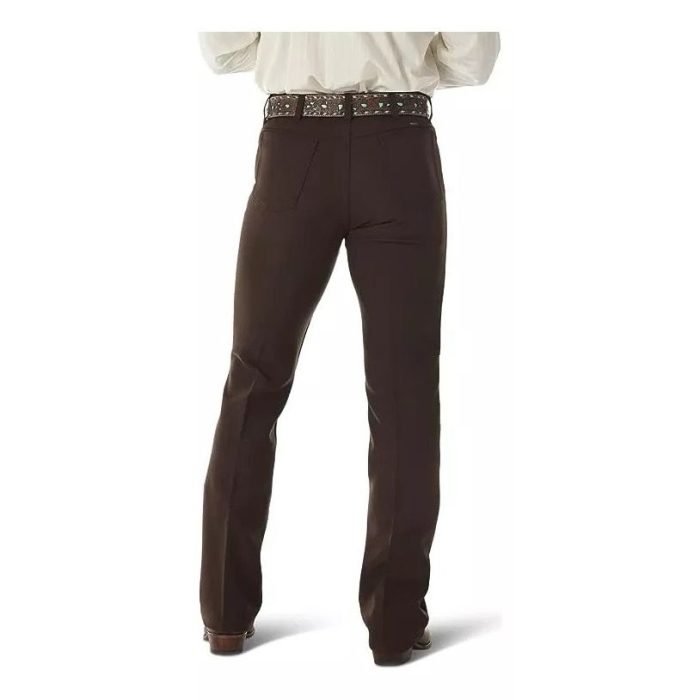 Pantalón Wrangler 82BN Café Caballero Poliester - Imagen 4
