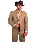 Traje Corto Camel Old West Caballero