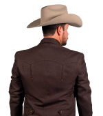 Traje Corto Café Old West Caballero - Imagen 3