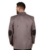 Saco Gris Coderas Old West Caballero - Imagen 2