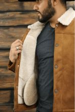 Chamarra Tempco Marlboro Sherpa Cogñac Caballero - Imagen 3