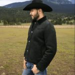 Chamarra Tempco Marlboro Sherpa Negro Caballero - Imagen 2