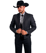 Traje Corto Negro Old West Caballero